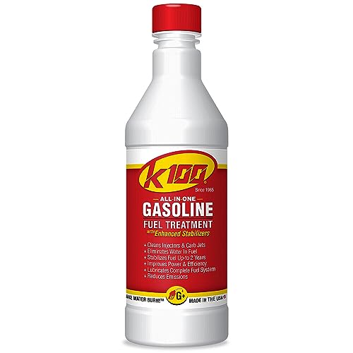 K-100 M+ 405 Gasoline Fuel Treatment with Enhanced Stabilizers 32 oz., White (K100-G)