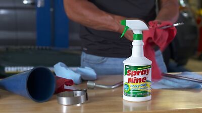 Spray Nine 26810 Heavy Duty Cleaner/Degreaser and Disinfectant, 32 oz