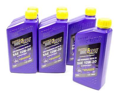 Royal Purple 06130-6PK API-Licensed SAE 10W-30 High Performance Synthetic Mot...