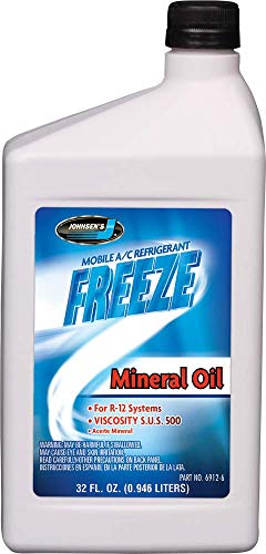 Johnsen's 6912-6 Refrigeration Mineral Oil - 32 oz.