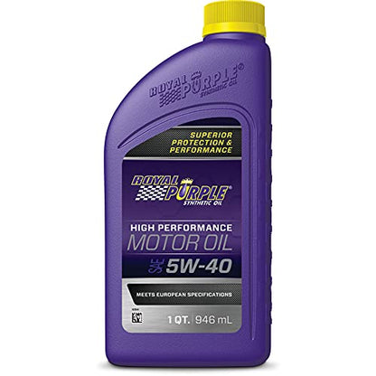 Royal Purple API-Licensed SAE 5W-40 High Performance Synthetic Motor Oil