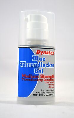 49446 Blue Medium Strength Threadlocker Gel, 35ml Pump Bottle - Ideal for Cup...