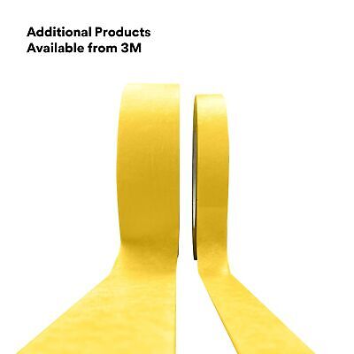 3M Automotive Refinish Masking Tape 06653, 388N, Yellow Color, Water Resistan...