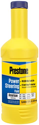 Prestone AS264-6PK Full-Synthetic Power Steering Fluid for American Vehicles, 12 fl. oz. (Pack of 6)