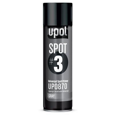 U-POL 0870 Spot 3 Universal Spot Primer, Gray, 450 ml Aerosol