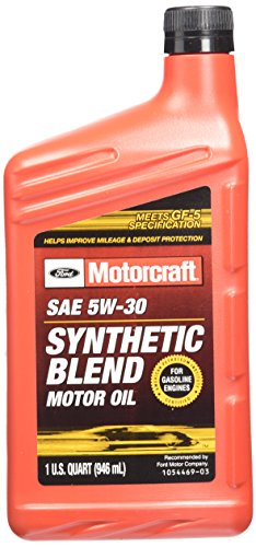 Genuine Ford Fluid SAE 5W-30 Premium Synthetic Blend Motor Oil