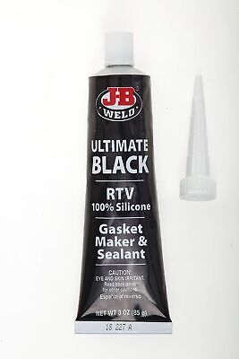 J-B Weld 31319 RTV Silicone Sealant and Adhesive - Black - 3 oz.