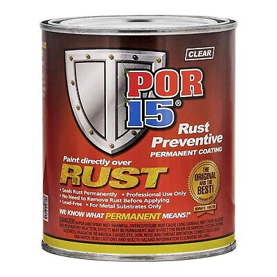 POR-15 Rust Preventive Coating, Stop Rust and Corrosion Permanently, Anti-rus...