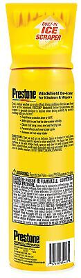 Prestone AS244 De-Icer for Windshield, Windows, and Wipers, 17 oz. Aerosol, 6...