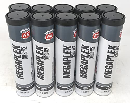 Phillips 66 Megaplex XD3 14oz Grease (Case of 10) Tubes 1082366