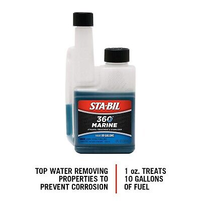 STA-BIL (22239-12PK) 360 Marine Ethanol Treatment and Fuel Stabilizer - Preve...