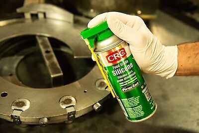 CRC Food Grade Silicone, 10 Wt Oz, Multi-Purpose Silicone Lubricant for High ...