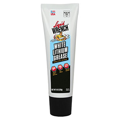 Liquid Wrench White Lithium Grease - 8 oz.