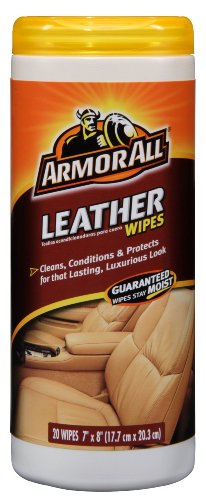 Armor All 10927/10881 Leather Wipes 20 Count 3 Pack