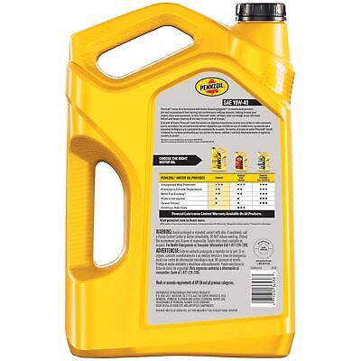 Pennzoil 550045213-3PK 5 Quart 10W-40 Motor Oil (SN Jug 3pk.)