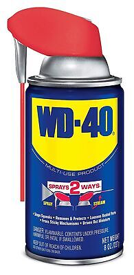 WD-40 110054 Multi-Use Product Spray with Smart Straw, 8-Ounce (Pack of 12)