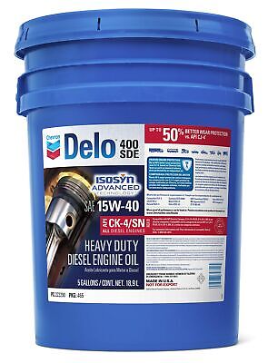 Delo 222290428 400 SDE SAE 15W-40 Motor Oil - 5 Gallon Pail