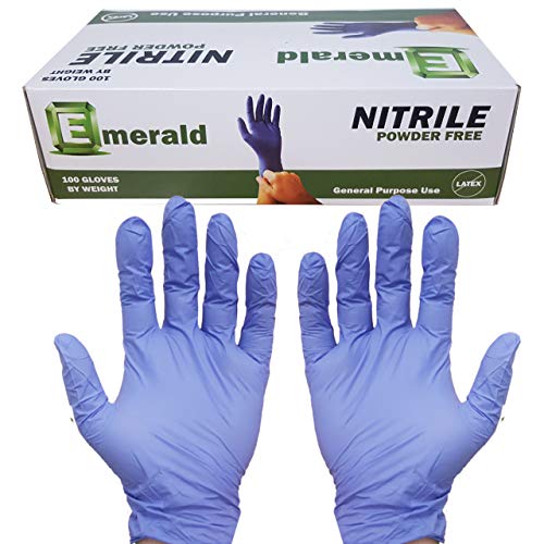Emerald Nitrile Gloves Powder Free 6652 G 100