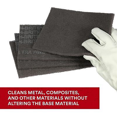 3M Scotch-Brite Ultra Fine Grade 7448 Hand Pad, Pack of 20, 6 in x 9 in Hand ...