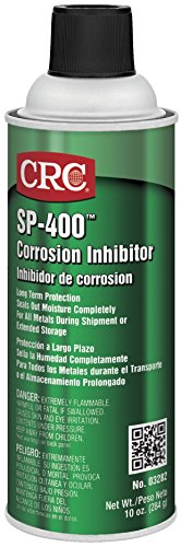 CRC SP-400 Corrosion Inhibitor 03282  [Pack of 12] 10 Wt. Oz. Aerosol Spray, Heavy-Duty Long-Term Corrosion Inhibitor