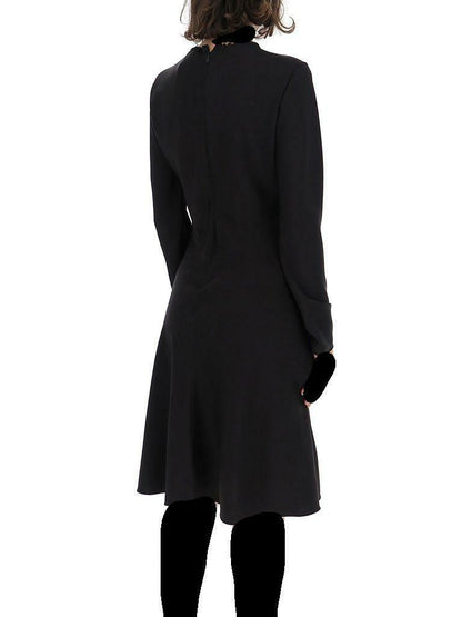 Chloé Knot Detail Midi Dress Black Size 40