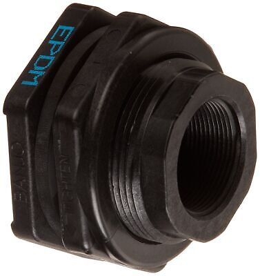 Banjo TF150 Polypropylene Bulkhead Tank Fitting, 1-1/2" NPT Female