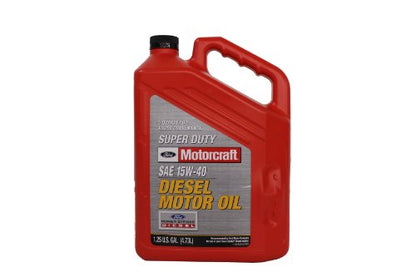Ford Genuine Fluid XO-15W40-5QSD SAE 15W-40 Super Duty Diesel Motor Oil - 5 Quart Jug