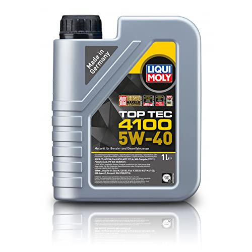 Liqui Moly 5W-40 Top Tec 4100 Low Ash Synthetic Motor Oil