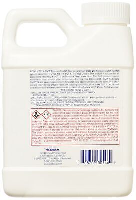 ACDelco GM Original Equipment 10-4086 DOT 4 Hydraulic Brake and Clutch Fluid ...