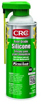CRC Food Grade Silicone, 10 Wt Oz, Multi-Purpose Silicone Lubricant for High ...