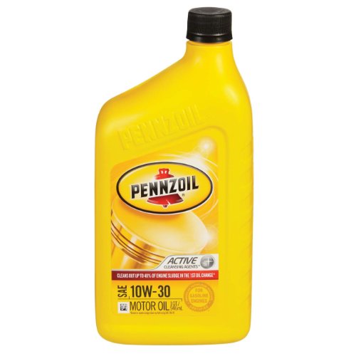 Pennzoil 550022792-12PK 10W-30 Motor Oil - 1 Quart (Pack of 12)