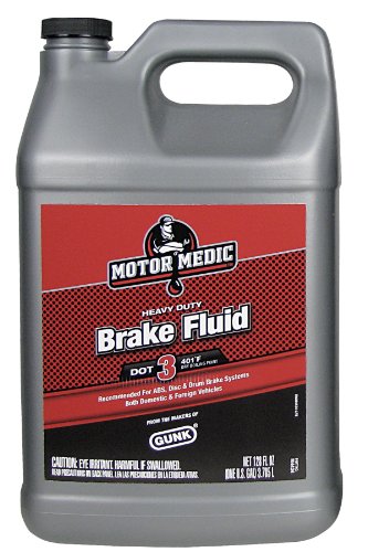 Niteo Motor Medic M4434 DOT 3 Heavy Duty Brake Fluid - 1 Gallon