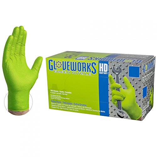 DSP GLOVE NIT LG GRN PF