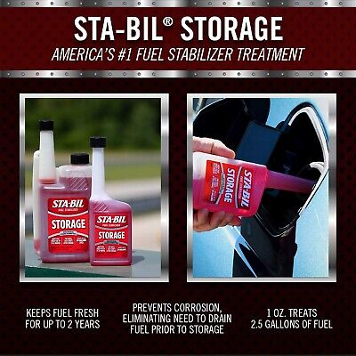 STA-BIL Storage Fuel Stabilizer - Guaranteed To Keep Fuel Fresh Fuel Up To Tw...