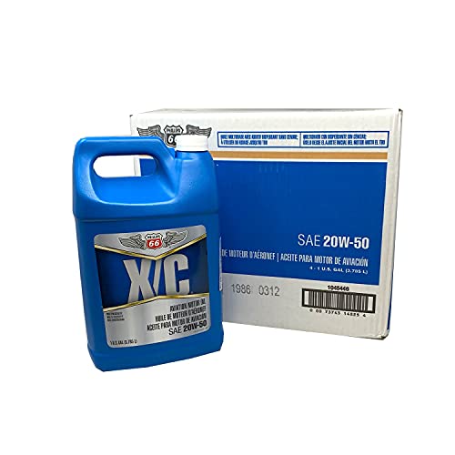 Phillips 66 X/C Aviation Oil 20w-50 Engine Oil - 4/1 gal. case