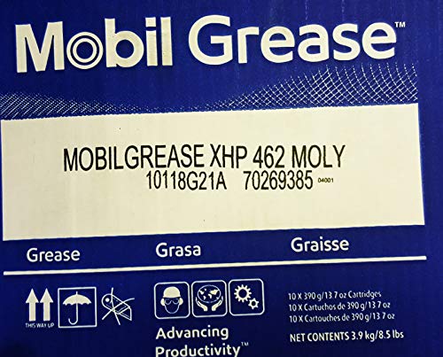 Mobilgrease XHP 462 Moly One Box of (10) 13.7oz Cartridges