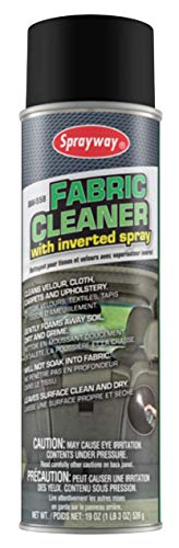 Sprayway SW558-12PK Fabric Cleaner with Inverted Spray, 19 oz, Pack of 12 , WHITE