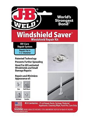 J-B Weld 2100 Windshield Saver Repair Kit, 2 fl. oz