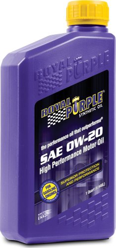 Royal Purple API-Licensed SAE 0W-20 High Performance Synthetic Motor Oil