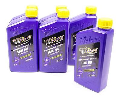 Royal Purple 06050-6PK API-Licensed Heavy Duty SAE 50 High Performance Synthe...