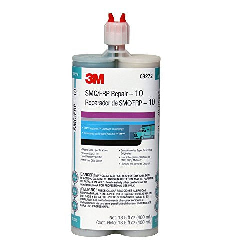 3M SMC/Fiberglass Repair Adhesive-10, 08272, Green, 400 mL Cartridge