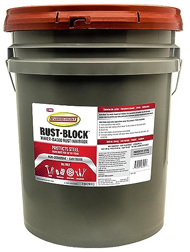 Evapo-Rust RB018 Rust-Block Water-Based Rust Inhibitor  5 Gallon, Corrosion Inhibitor