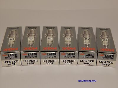 NGK 3657 Laser Iridium Spark Plug IZFR5K11 - 6 PCSNEW