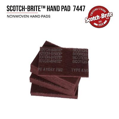 3M Scotch-Brite General Purpose 7447 Hand Pad, Very Fine Grade, 6 in x 9 in, ...