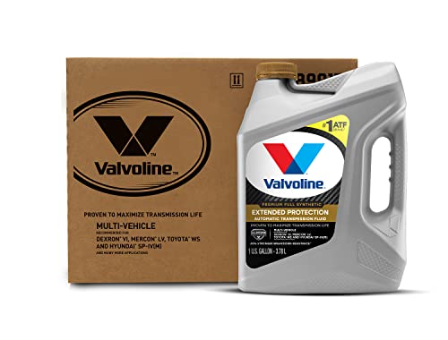 Valvoline Extended Protection Full Synthetic Automatic Transmission Fluid ATF 1 GA, Case of 3