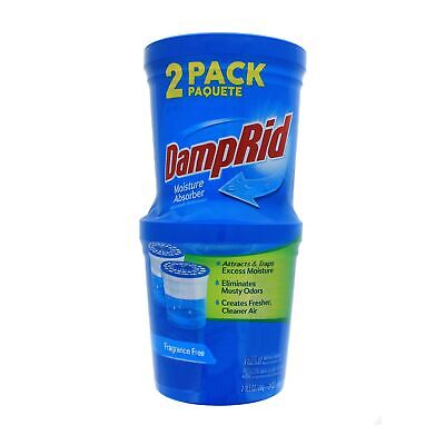DampRid Fg60 Refillable Moisture Absorber, Fragrance Free