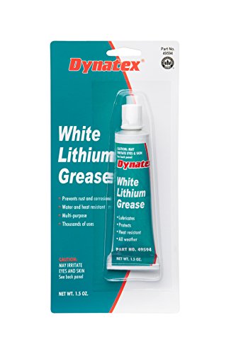 Dynatex 49594 Lithium Multi-Purpose Grease, 1.5 oz Tube, White