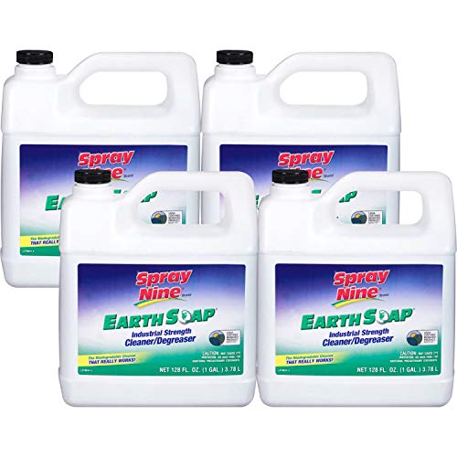 Spray Nine 27901-4PK Earth Soap Concentrated Cleaner - 1 Gallon, (Pack of 4)