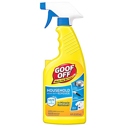 Goof Off FG720 Heavy Duty Spot Remover and Degreaser, Trigger Spray 16-Ounce