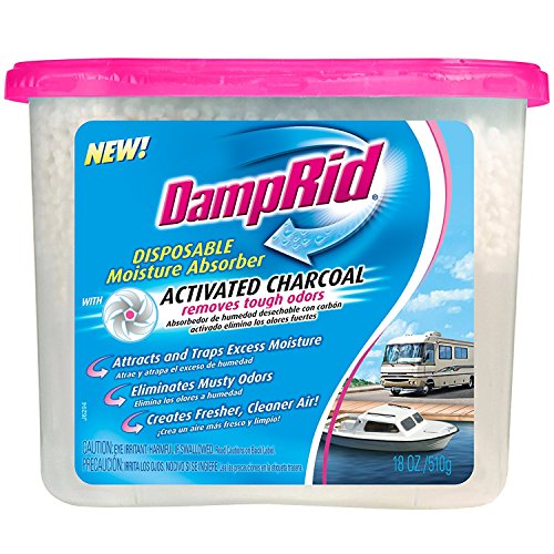 DampRid FG118RV Moisture Absorber, Charcoal RV, 18-Ounce (3)